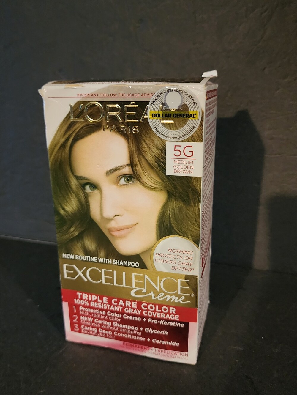 L'Oreal Excellence Creme 5G Medium Golden Brown Hair Color